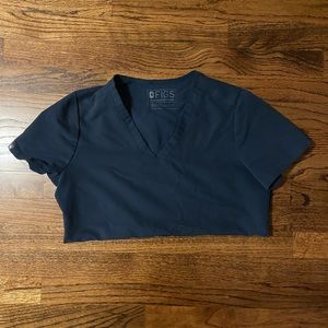 Figs Three Pocket Scrub Top in Dark Harbor, women’s XS